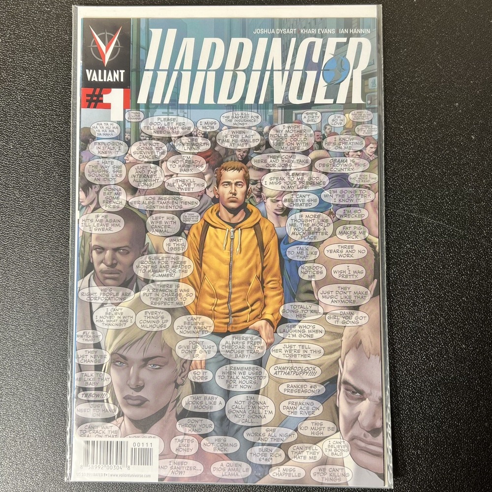 Harbinger #1 Valiant Comics 1st Print Joshua Dysart Khari Evans Ian Hannin